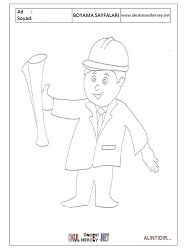 Mühendis boyama sayfaları